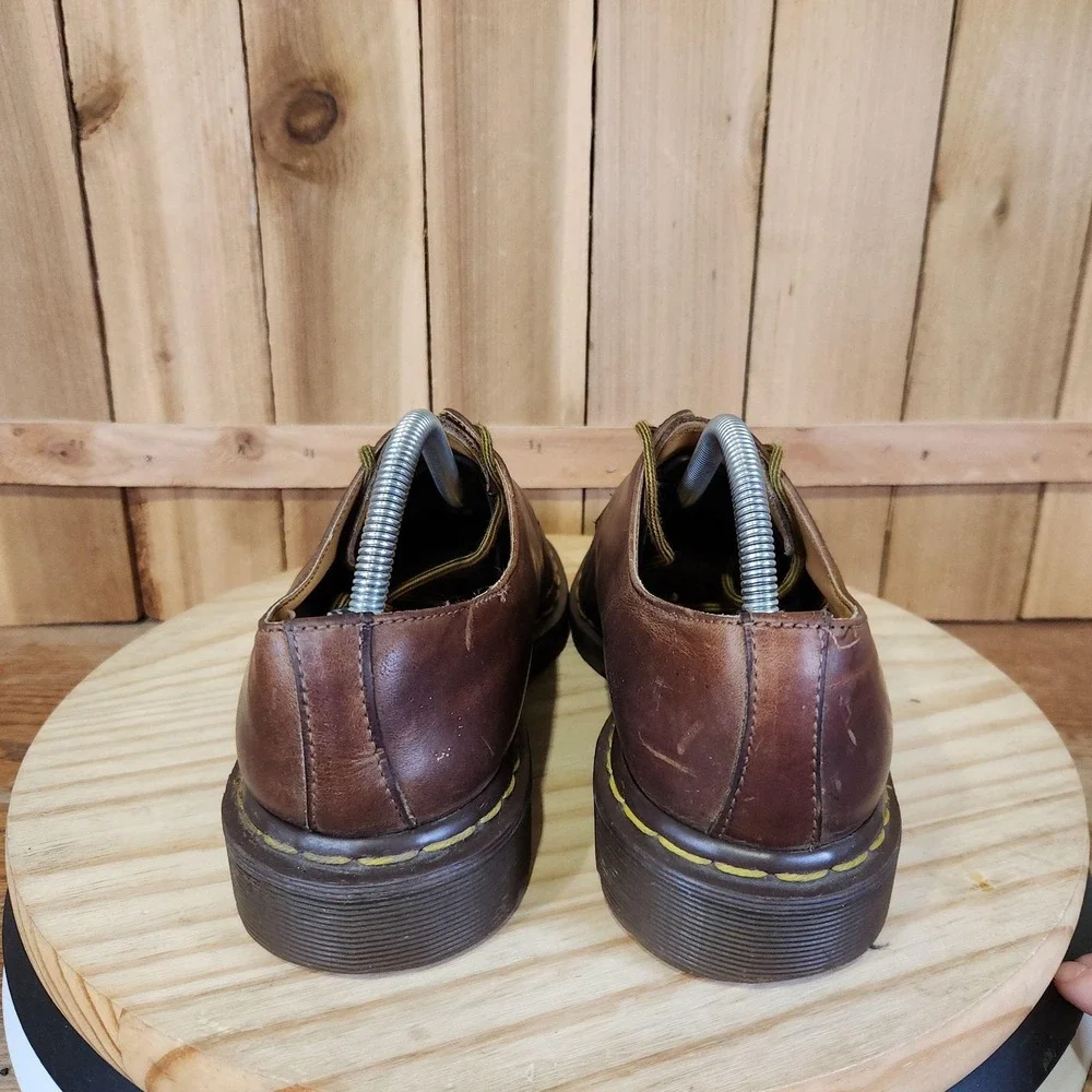 Vintage Dr. Martens 1561 Oxford Shoes Mens 10 US 9 UK Brown Leather England Made